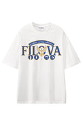 Premier Racing Collective White graphic T-shirt, flat lay front view
