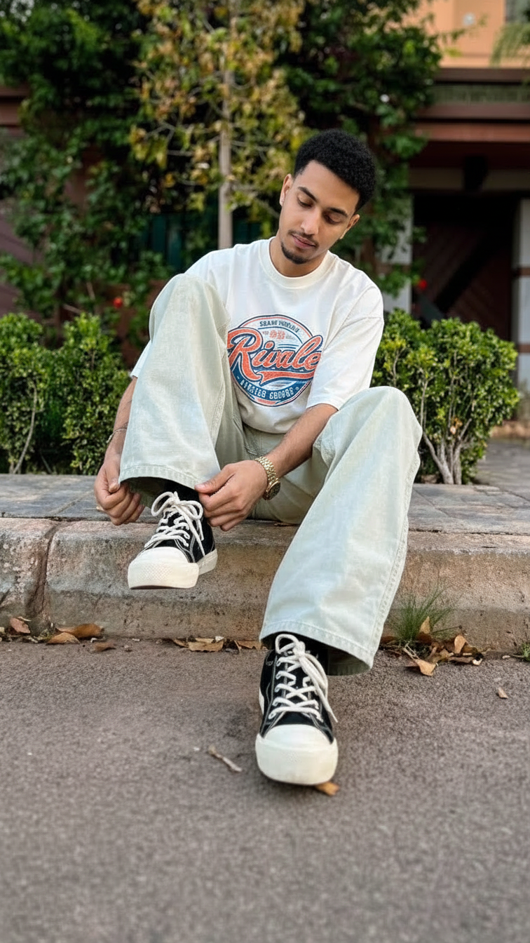 Rival Grand Touring White graphic T-shirt social image