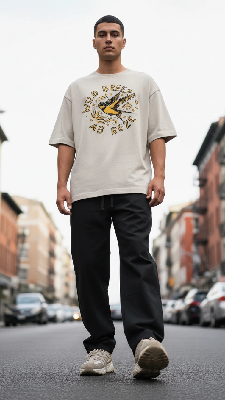A Gritty Street Apricot graphic T-shirt social image