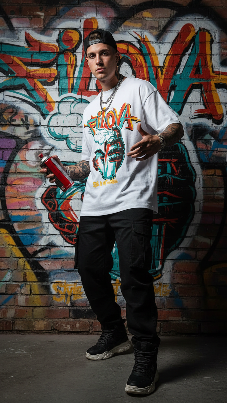 Style Is Not A Crime White graphic T-shirt social image