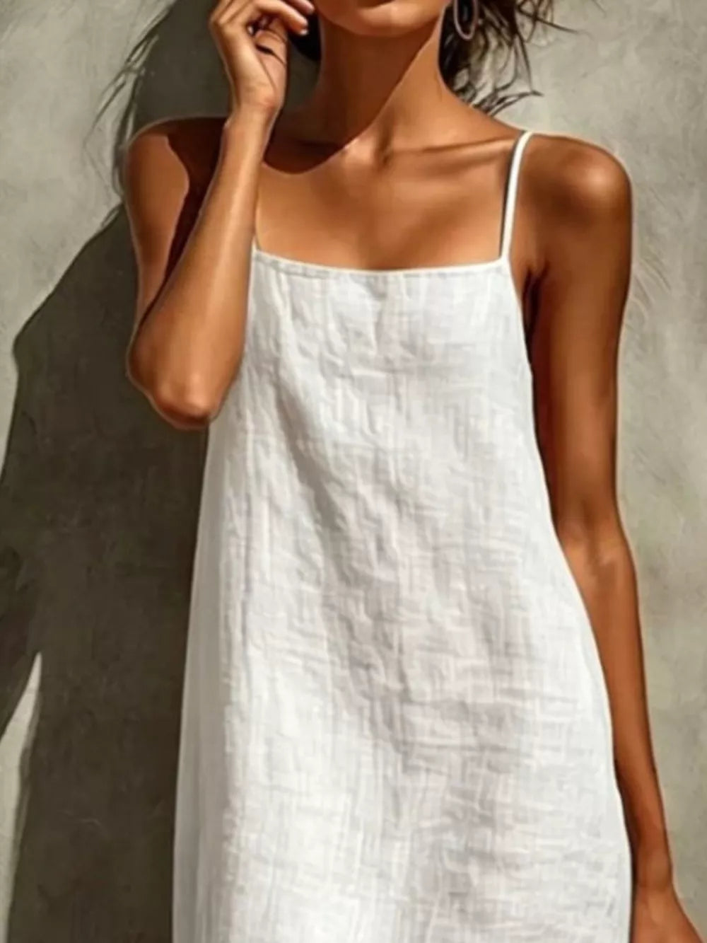 Relaxed Sleeveless Casual Maxi Dress – view 2