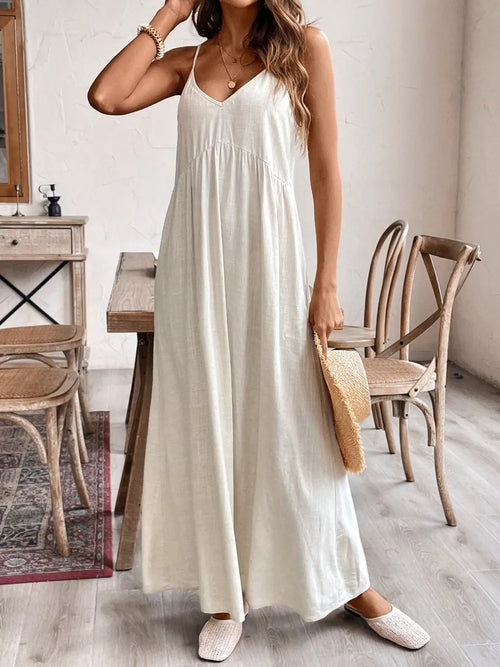Casual Spaghetti-Strap Maxi Dress – view 2