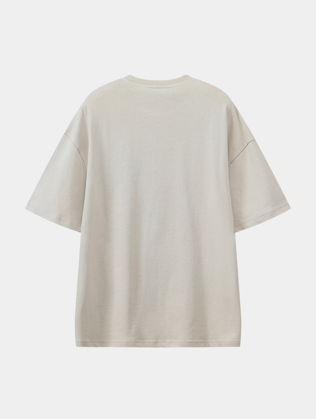 A Gritty Street Apricot graphic T-shirt, back view