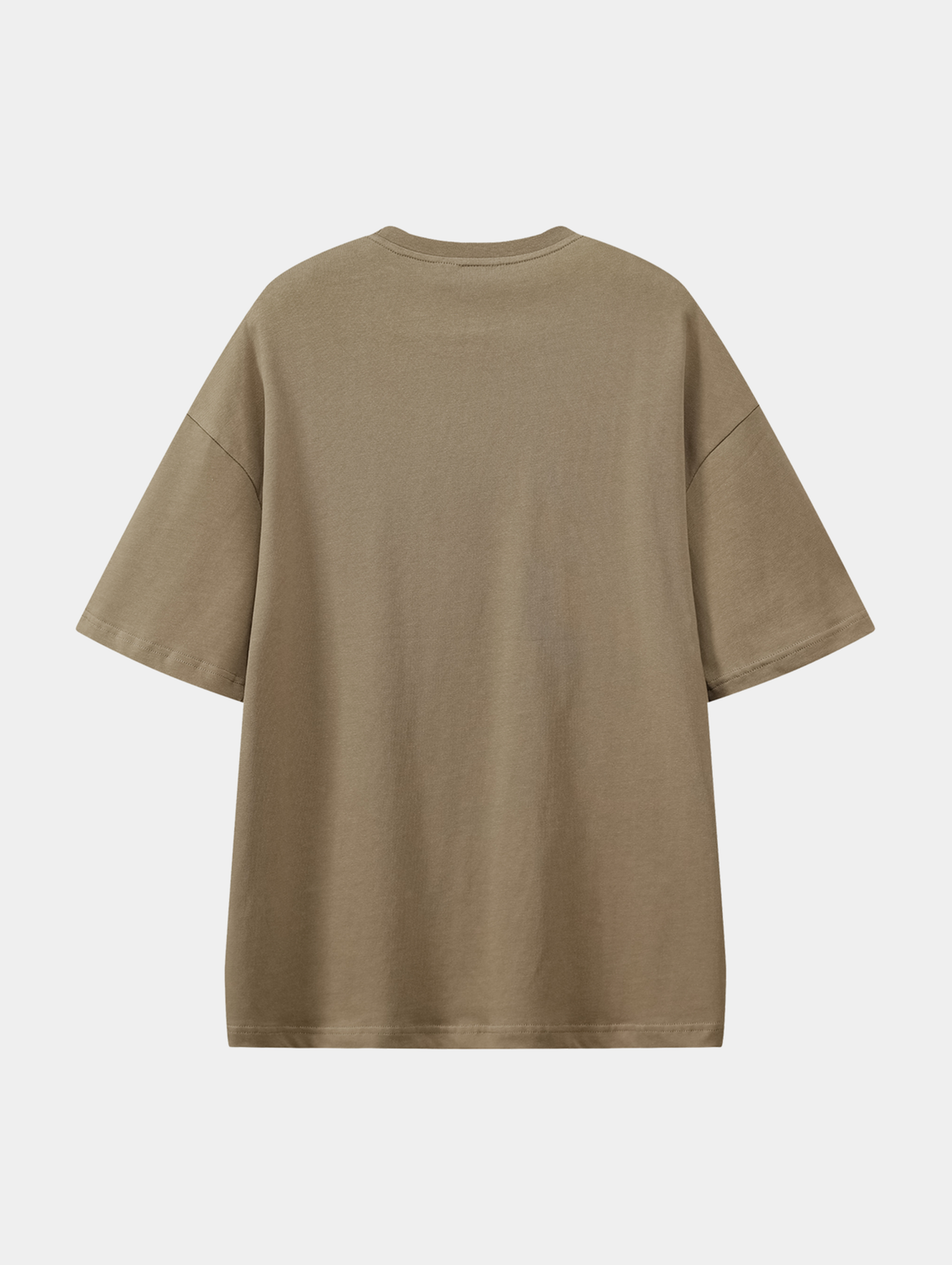 Cloud Nine Club Coffee graphic T-shirt, back view