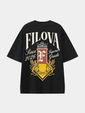 Filova Since 2026 Black graphic T-shirt, back view