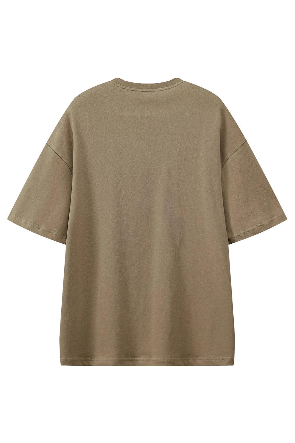 Emotionally On Airplane Mode Coffee graphic T-shirt, back view