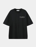 Filova Core Small Chest Black graphic T-shirt, front view