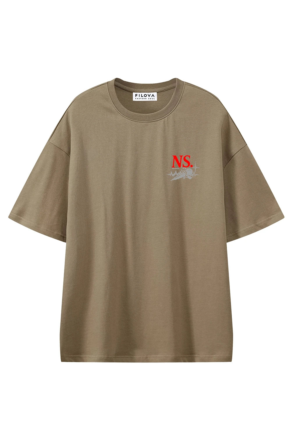 No Static Coffee graphic T-shirt, front view