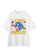At These Prices White graphic T-shirt, front view