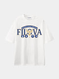 Premier Racing Collective White graphic T-shirt, front view