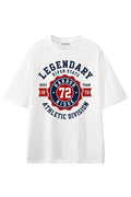River State Division White graphic T-shirt, front view