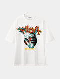 Style Is Not A Crime White graphic T-shirt, front view