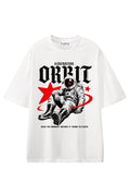 Generation Orbit White graphic T-shirt, front view